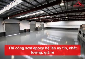 thi công sơn epoxy hệ lăn